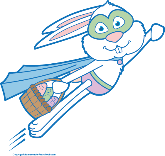 562x532 Free Easter Bunny Clipart