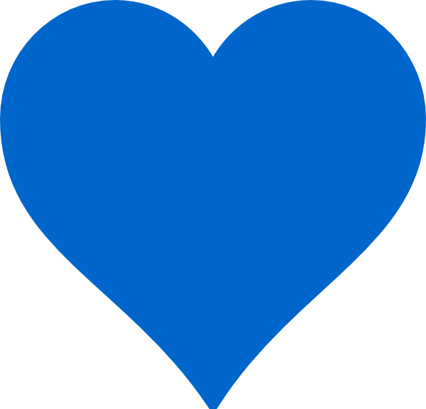 600x576 Blue Heart Clipart Heart Clipart