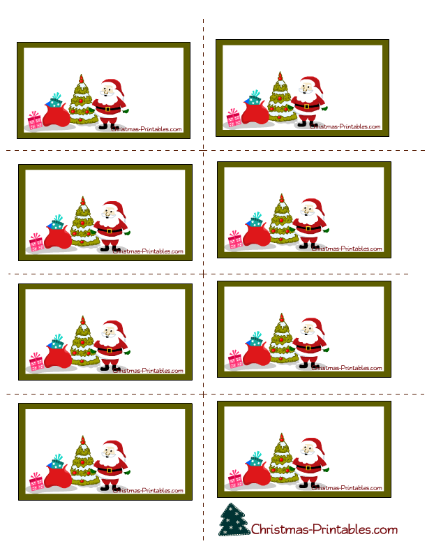 612x792 Clip Art Free Printable Christmas Tags