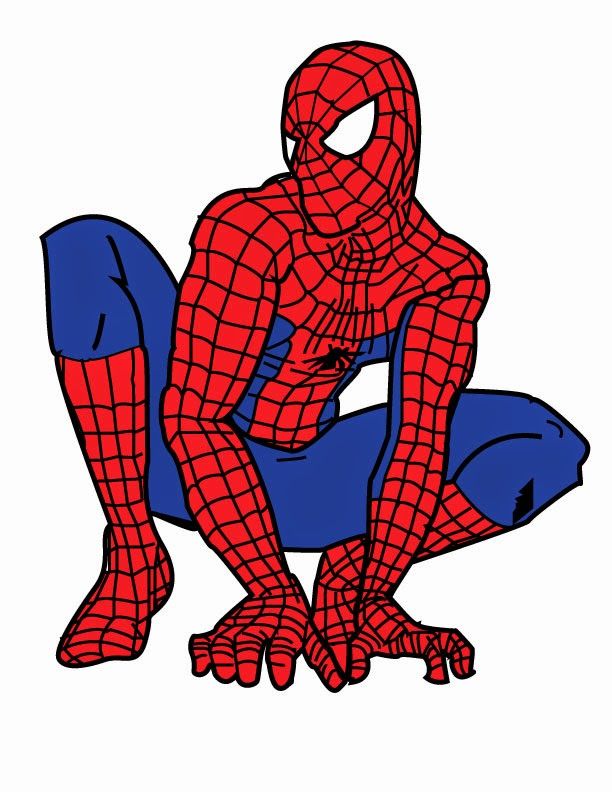 612x792 Spiderman Clip Art