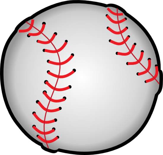550x523 Baseball Clip Art Free Printable Clipart Panda