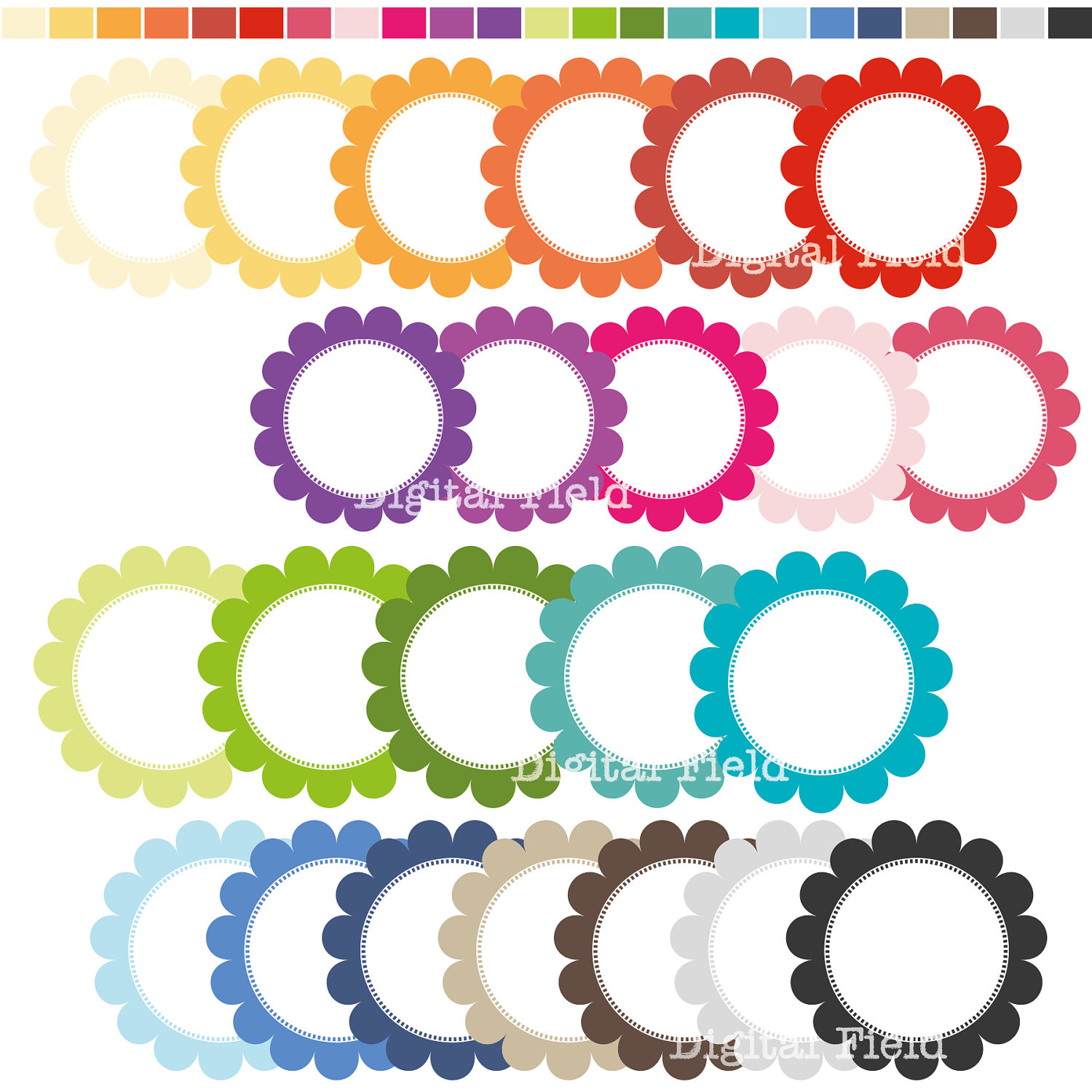1500x1500 Free Scalloped Circle Clip Art