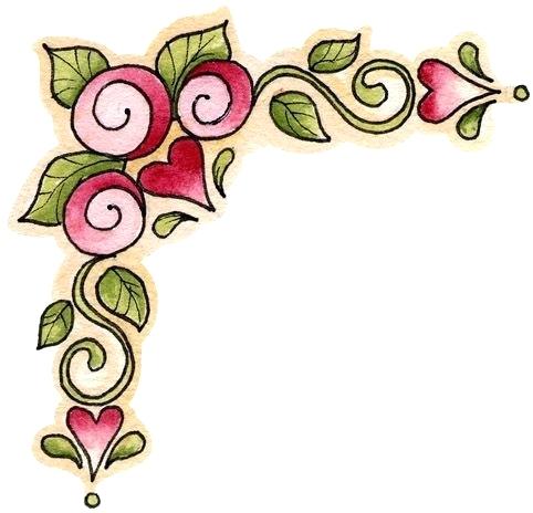 482x464 Printable Valentine Border Clip Art Frames Scenery Free