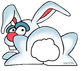 285x250 Free Rabbits Clip Art By Phillip Martin