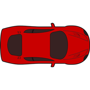 300x300 Red Racing Car Top View Clipart, Cliparts Of Red Racing Car Top