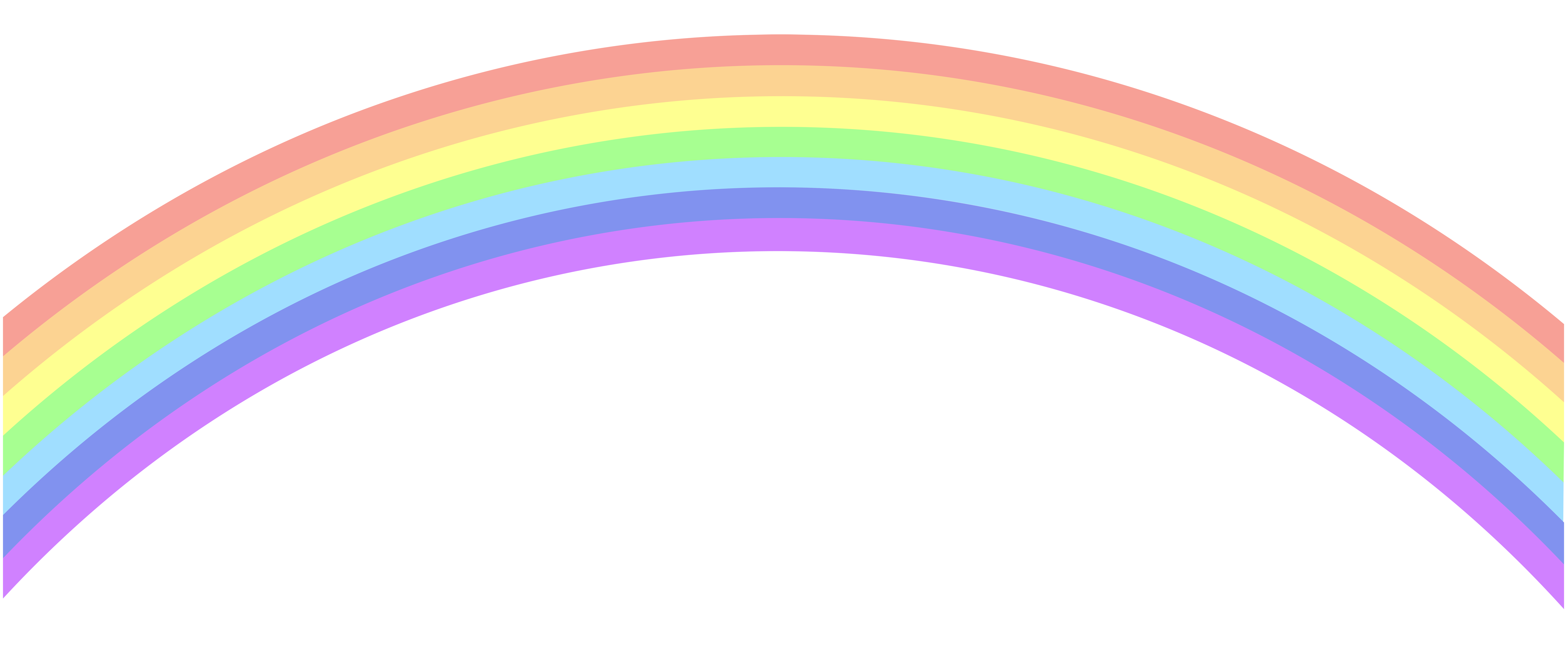 8000x3315 Rainbow Clip Art Png Imageu200b Gallery Yopriceville