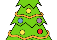 200x140 Christmas Tree Clipart Simple Artistic Christmas Tree Clipart