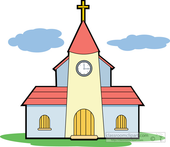 550x477 Church Clip Art Coloring
