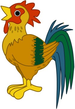 250x364 Rooster Clip Art Free Clipart Images