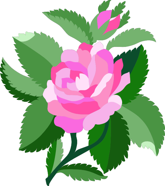 577x650 Free Rose Clipart, Animations And Vectors