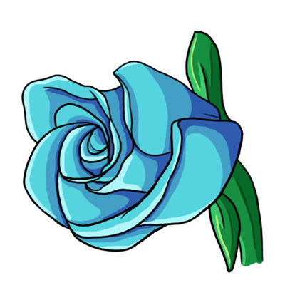 400x400 Free Blue Rose Clip Art 1 Clipart Panda