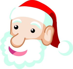 300x285 Free Santa Claus Clipart Image