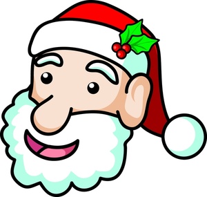 300x285 Free Santa Claus Clipart Image