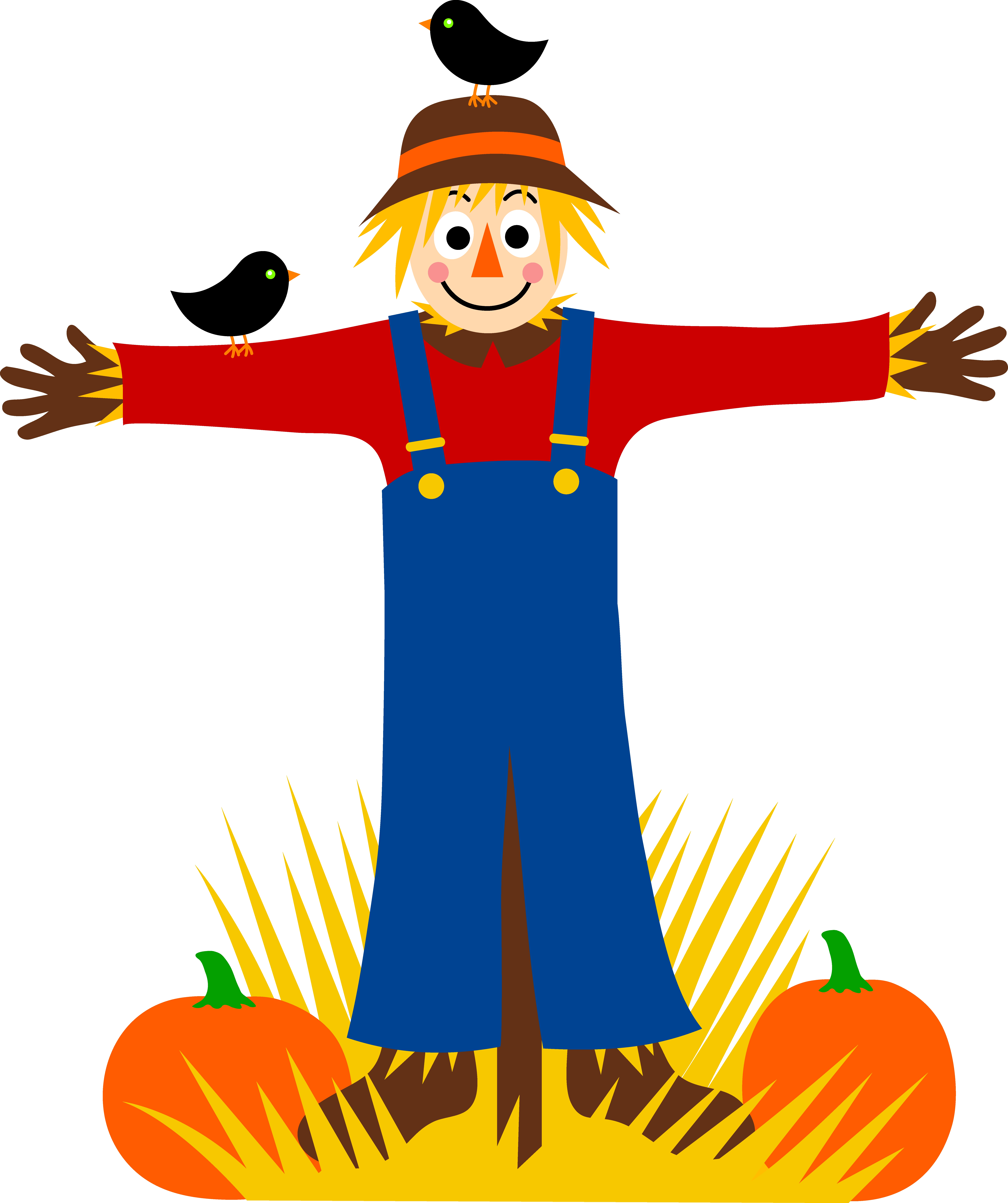 7219x8614 Fresh Scarecrow Clipart Design