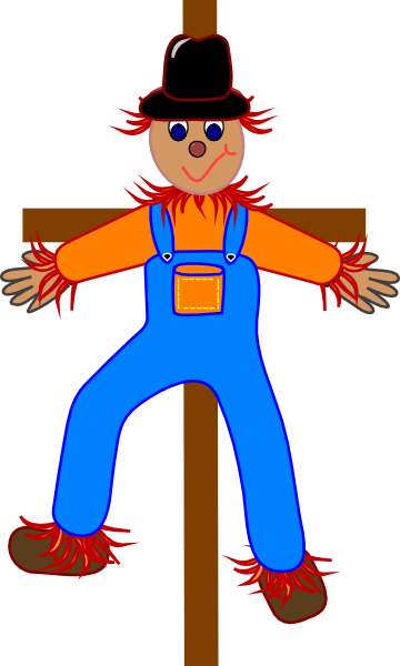 360x600 Scarecrow Clipart Free