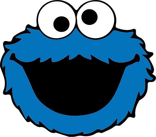 500x439 Free Svg Cookie Monster Lots Of Sesame St Here Elmo Big Bird Oscar