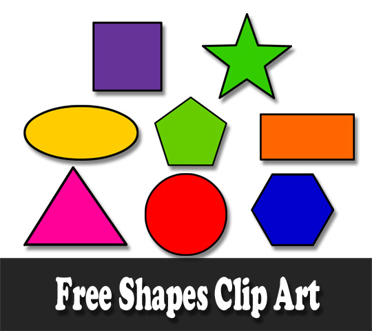 540x480 Free Shapes Clip Art, Oval, Circle, Rectangl,e Triangle
