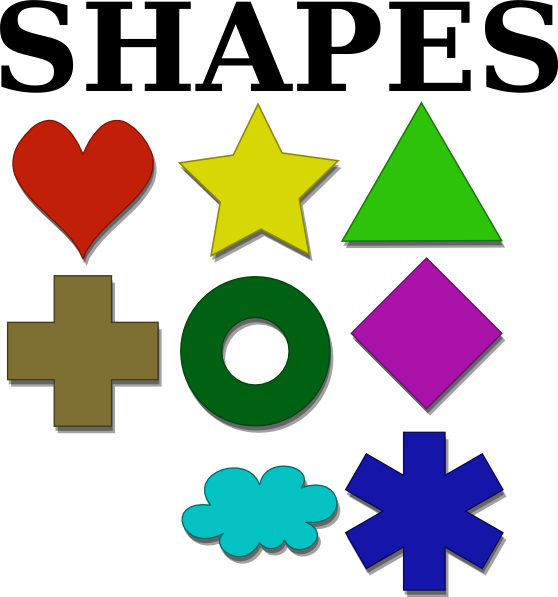558x597 Shapes Clip Art