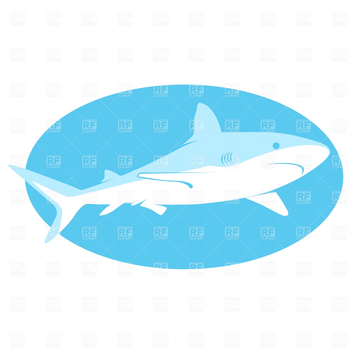 1200x1200 Shark Royalty Free Vector Clip Art Image
