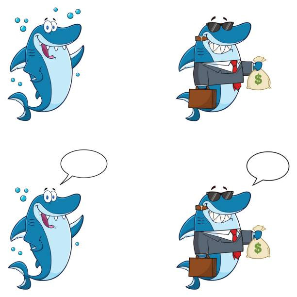 612x612 Awesome Shark Clipart Black And White Royalty Free Shark Attack