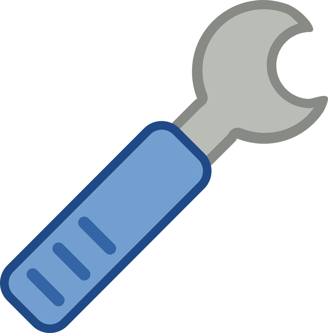 1264x1280 Free Simple Wrench Clip Art