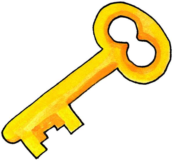 600x555 Free Key Clipart Pictures