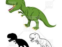 220x165 Clip Art T Rex Green Dinosaur Skeleton Of Tyrannosaurus Rex