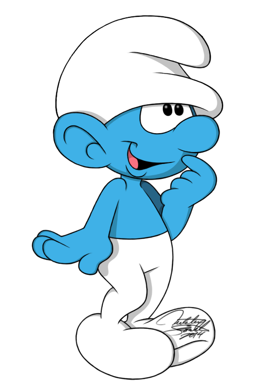 556x789 Smurfs Clipart Gullible