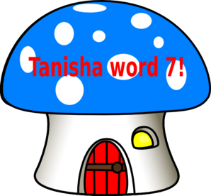 298x276 Blue Mushroom House Clip Art