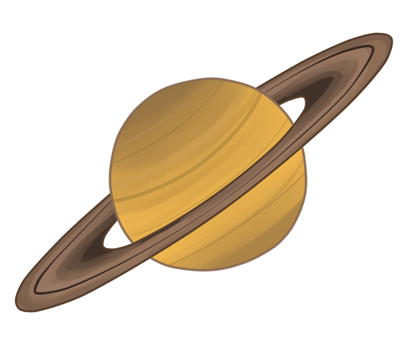 800x665 Space Clipart Saturn Planet