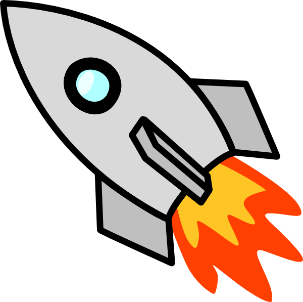 600x597 Rocketship clipart Piggybank Clip Art