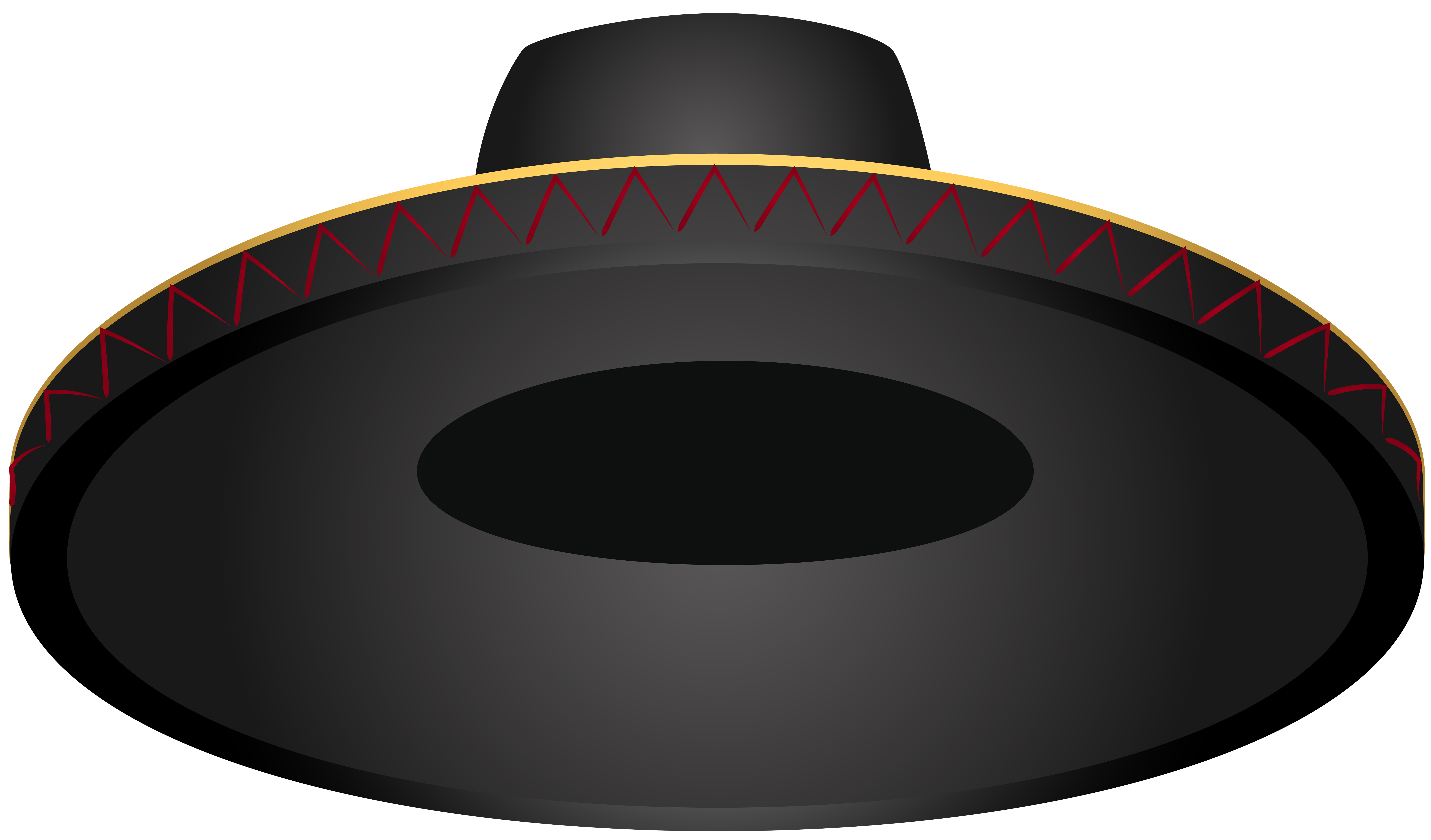 8000x4696 Black Spanish Hat Png Clip Art Imageu200b Gallery Yopriceville