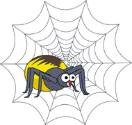 190x180 Free Spider Clipart
