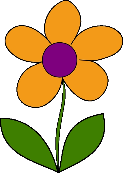426x597 Spring Flower Clipart Free