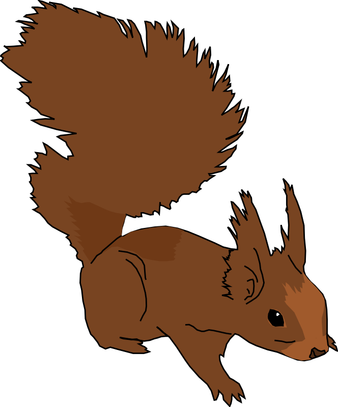 664x800 Squirrel Clip Art Royalty Free Animal Images Animal Clipart Org