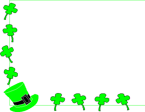 490x380 St Patrick's Day Clip Art Borders Free