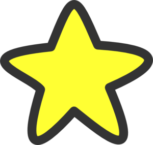 300x285 Star With Soft Edges Clip Art