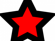 220x165 Black Star Clipart Black Star Clip Art Image A Clipart Panda Free