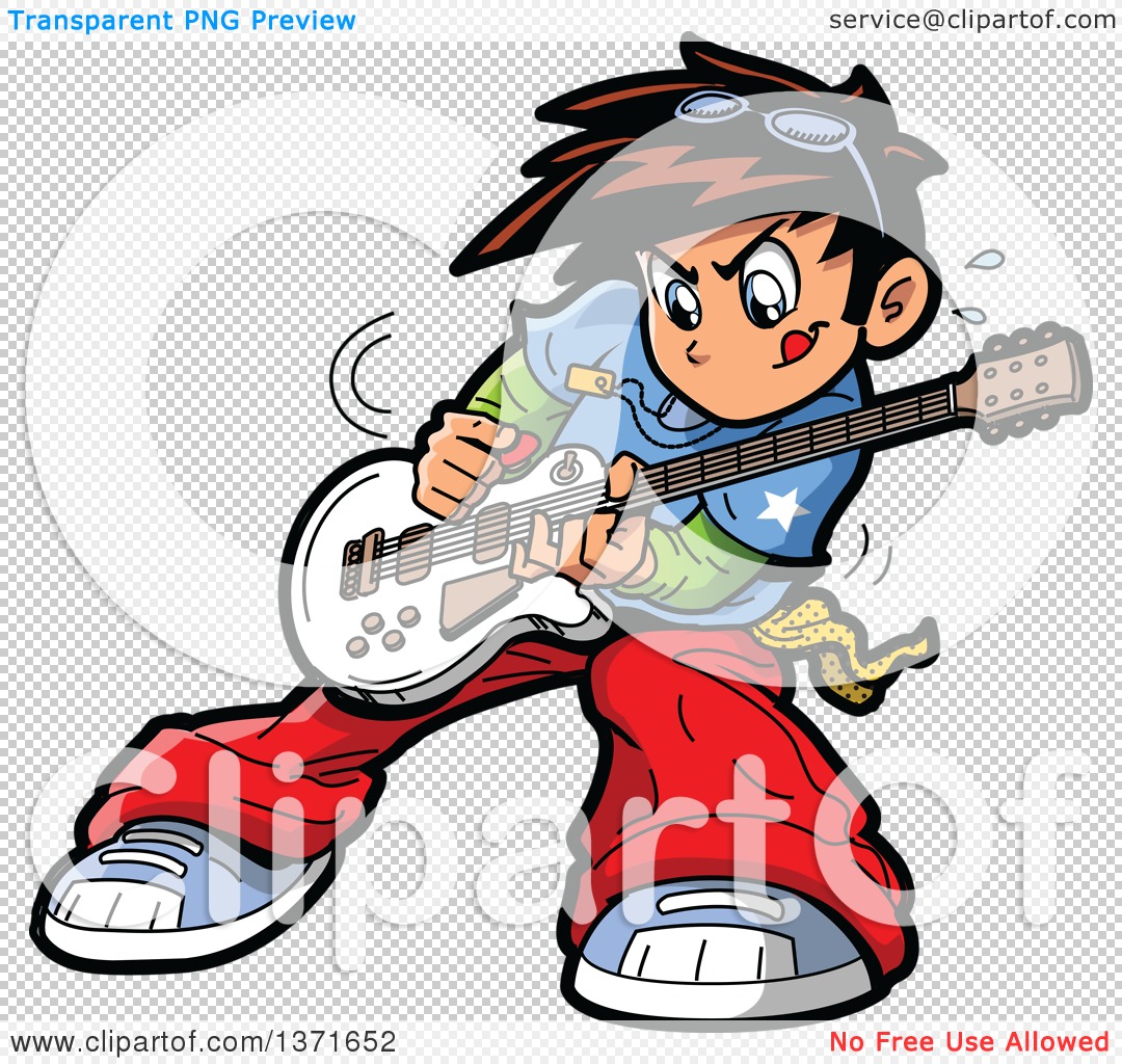 1080x1024 Clipart Of A Manga Boy Playing A Guitar