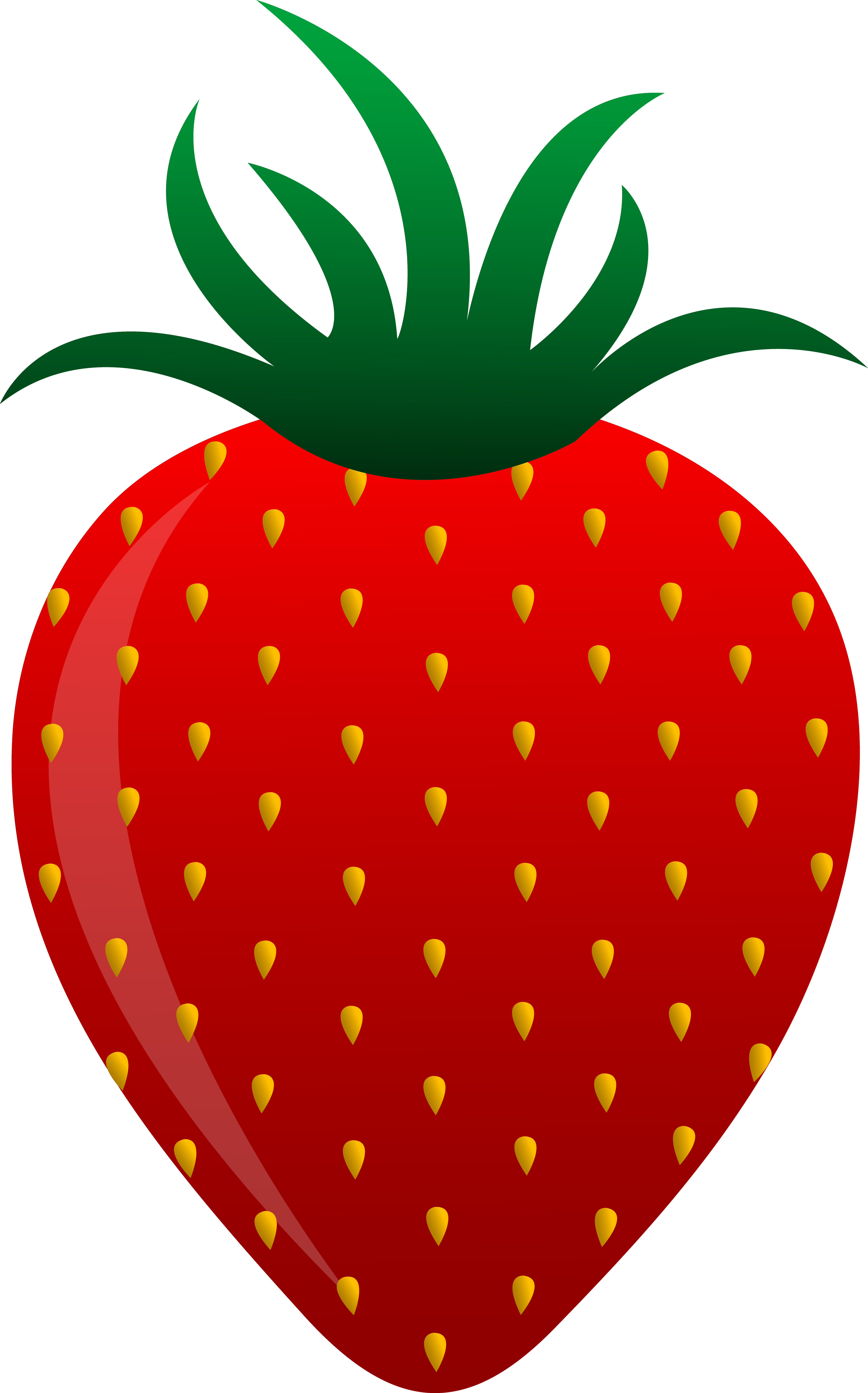 4681x7510 Clip Art Cartoon Strawberry Clipart