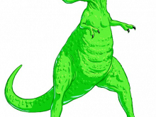 220x165 T Rex Clipart This Green T Rex Clip Art Clipart Panda Free Clipart