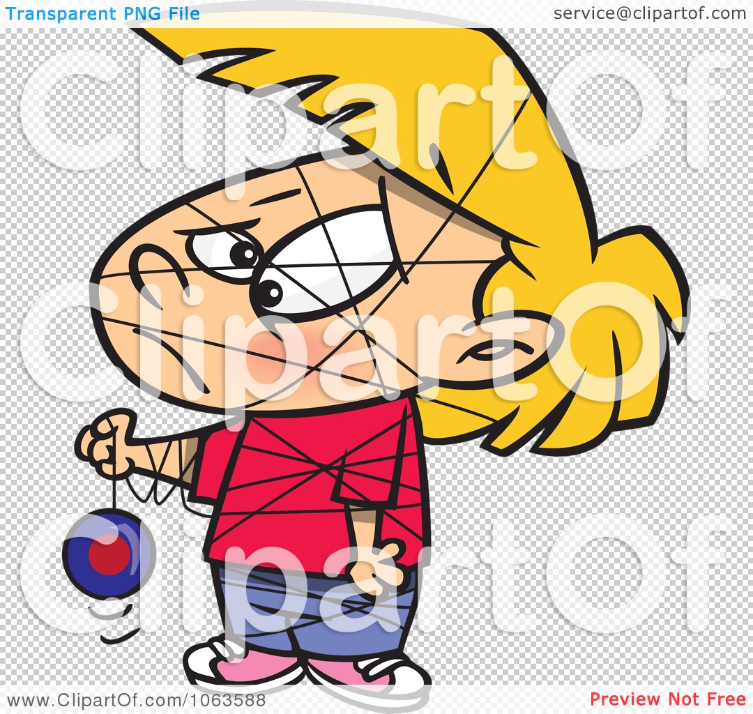 1080x1024 Clipart Girl Tangled In Her Yo Yo String