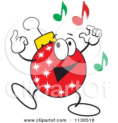 450x470 Clipart Of A Man Dancing With Tangled Christmas Lights
