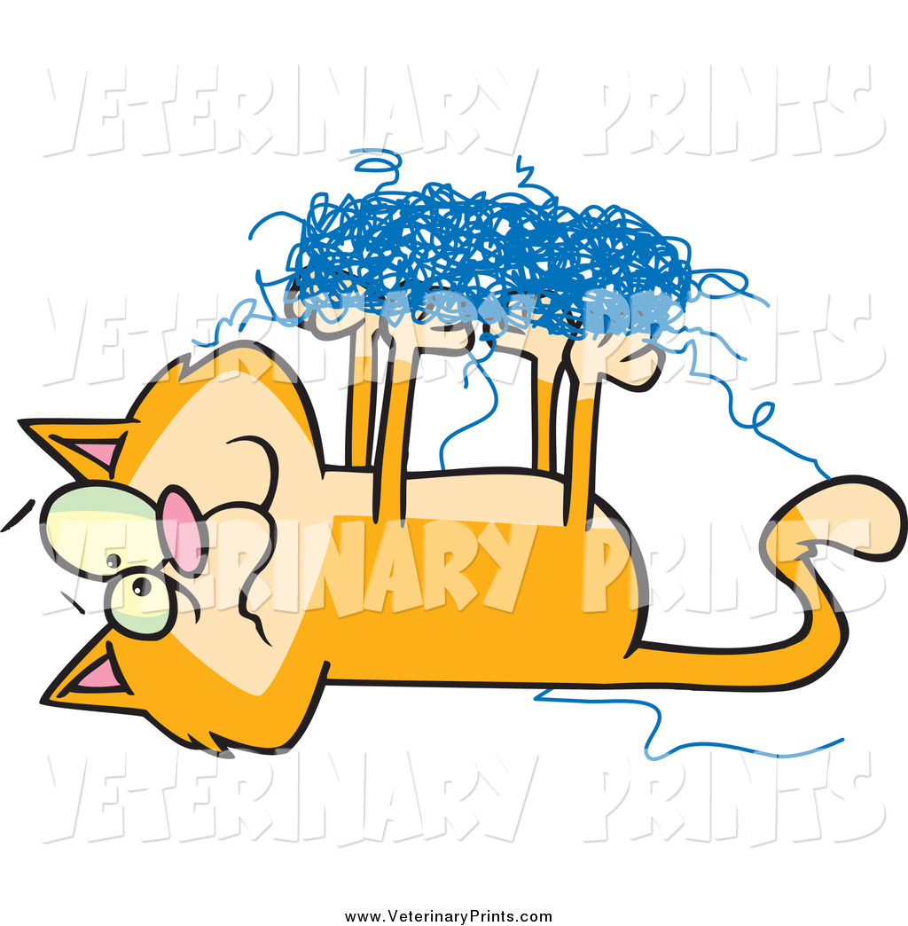1024x1044 Cat Tangled In Blue String Clipart Panda
