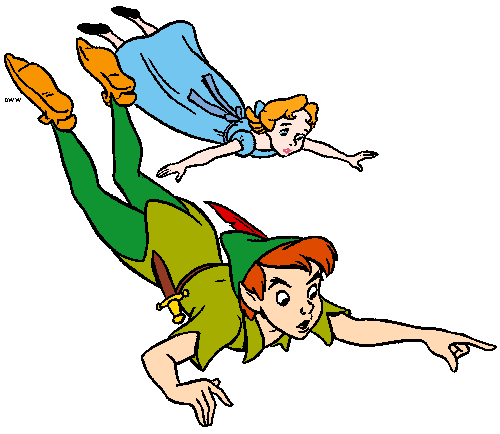 500x434 Flying Tinkerbell Clipart