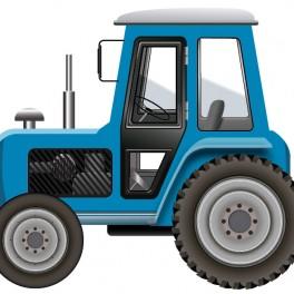264x264 Free Tractor Clip Art Farm Equipment Clipart Image