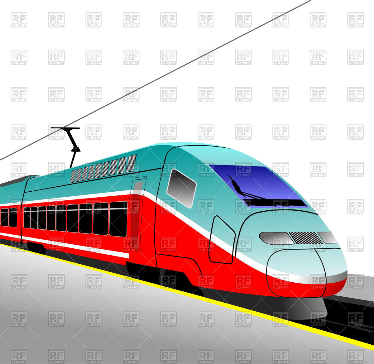 1200x1168 Modern Bullet Train Royalty Free Vector Clip Art Image