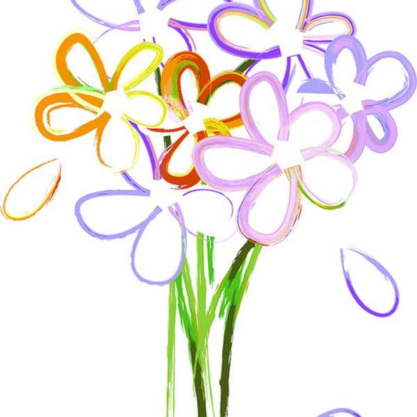 600x600 Free Clip Art Flowers 2018 Coloring Kids