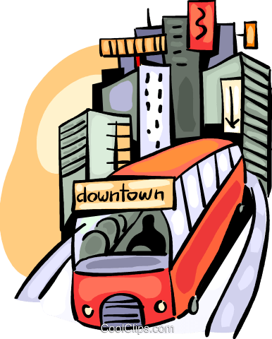 386x480 Urban Transportation Royalty Free Vector Clip Art Illustration