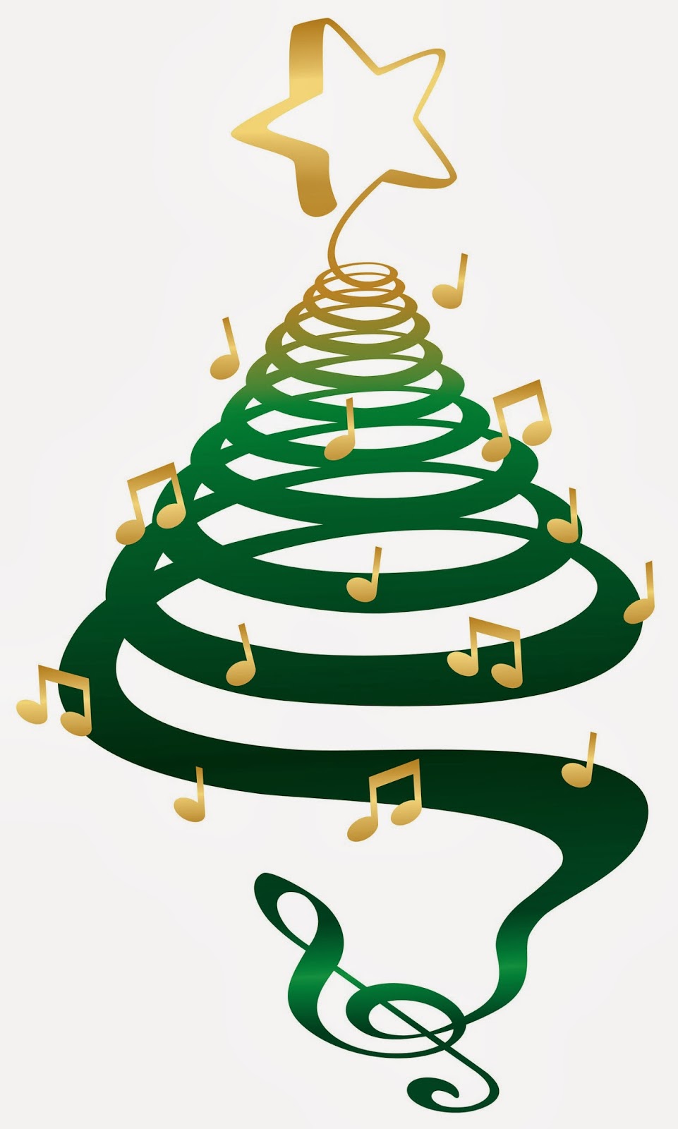 961x1600 Christmas Tree Clipart Clip Art Outline Music Border